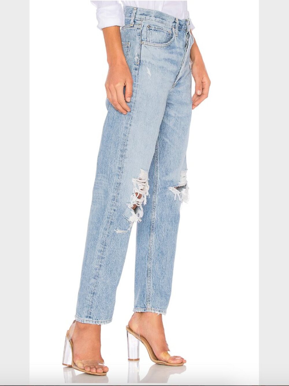 Agolde 90's Mid Rise Loose Fit Jeans - Size 27